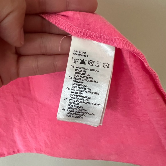 H&M Pink Workout Cut out graphic tank - Picture 6 of 6